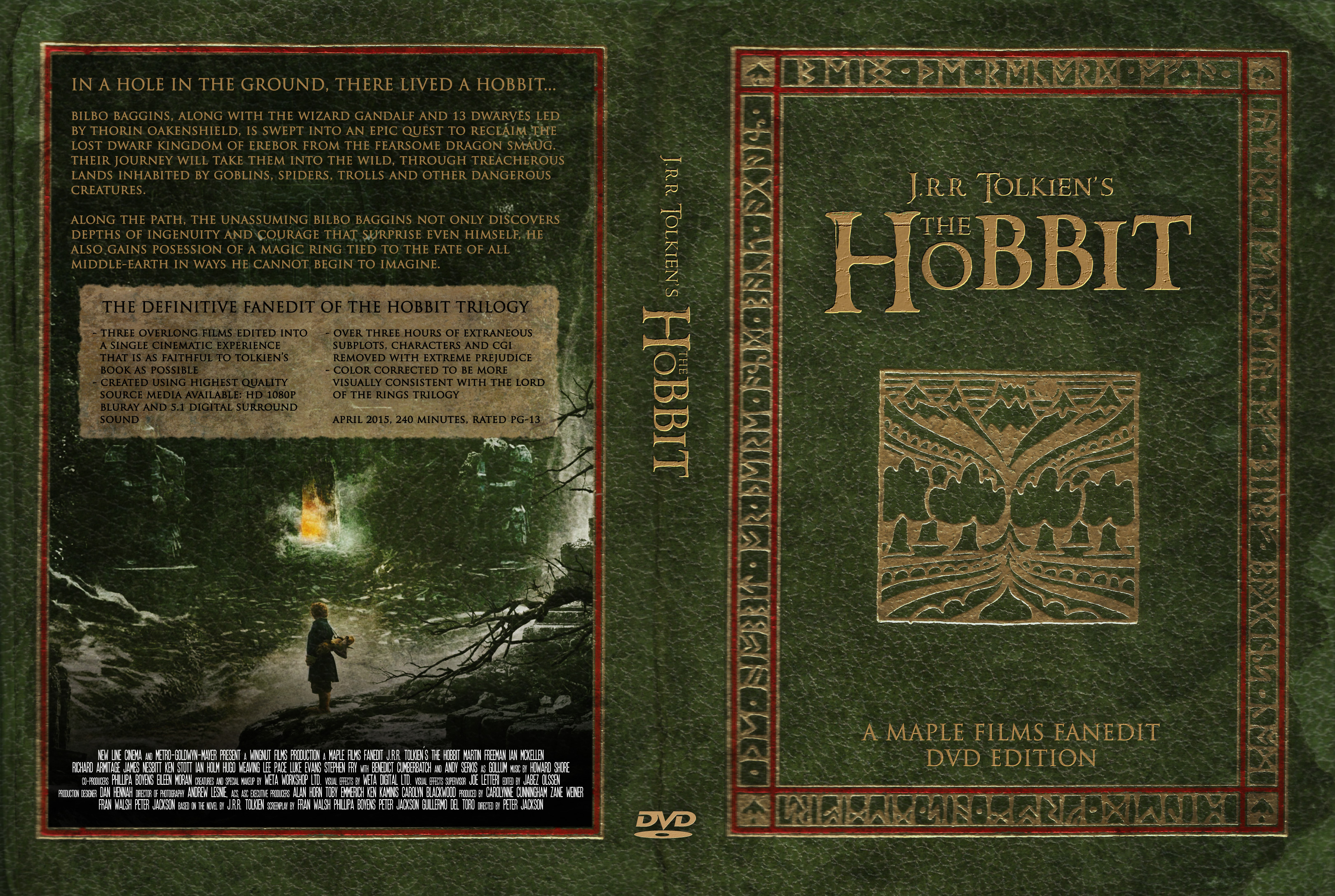 the hobbit the desolation of smaug cover
